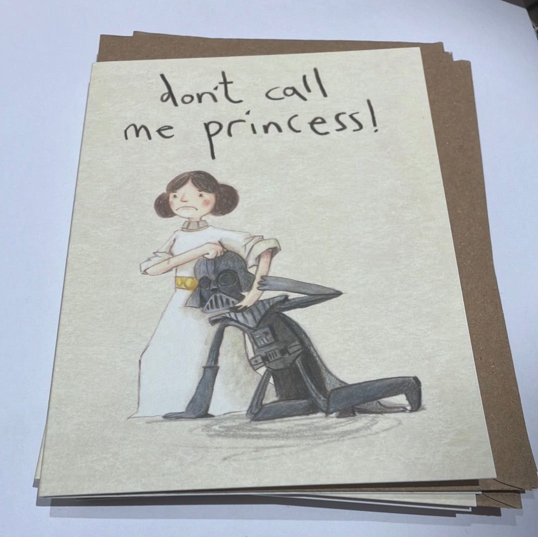 Card - stars39 Don't call me princess!