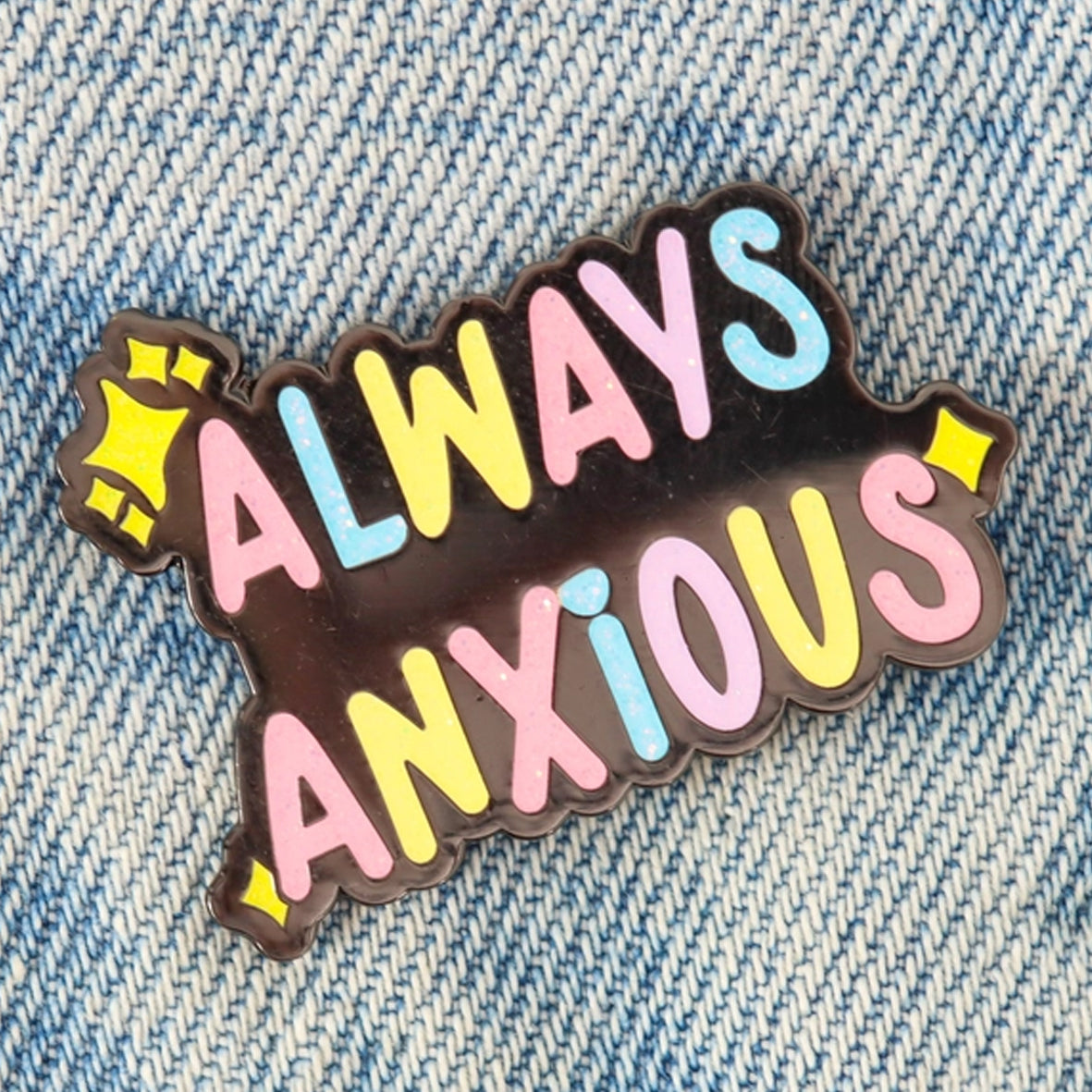 Badge - Fluffmallow Always Anxious