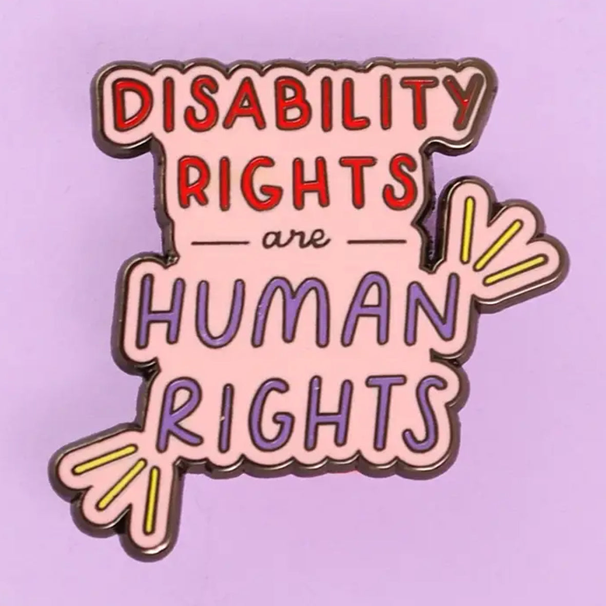 Badge - Fluffmallow Disability Rights are Human Rights