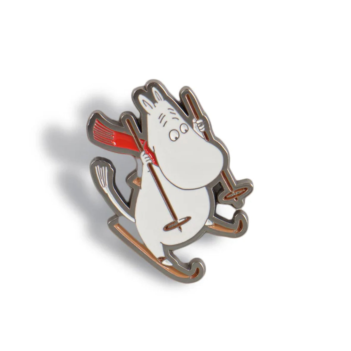 Moomin pin badge - PBADMO17 Moomin Winter Skiing