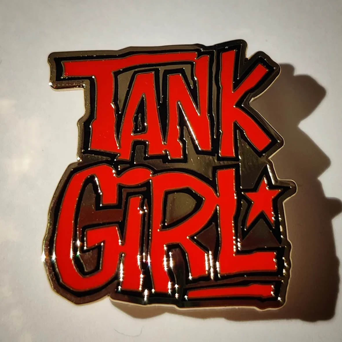Badge - Tank Girl 1990s Logo