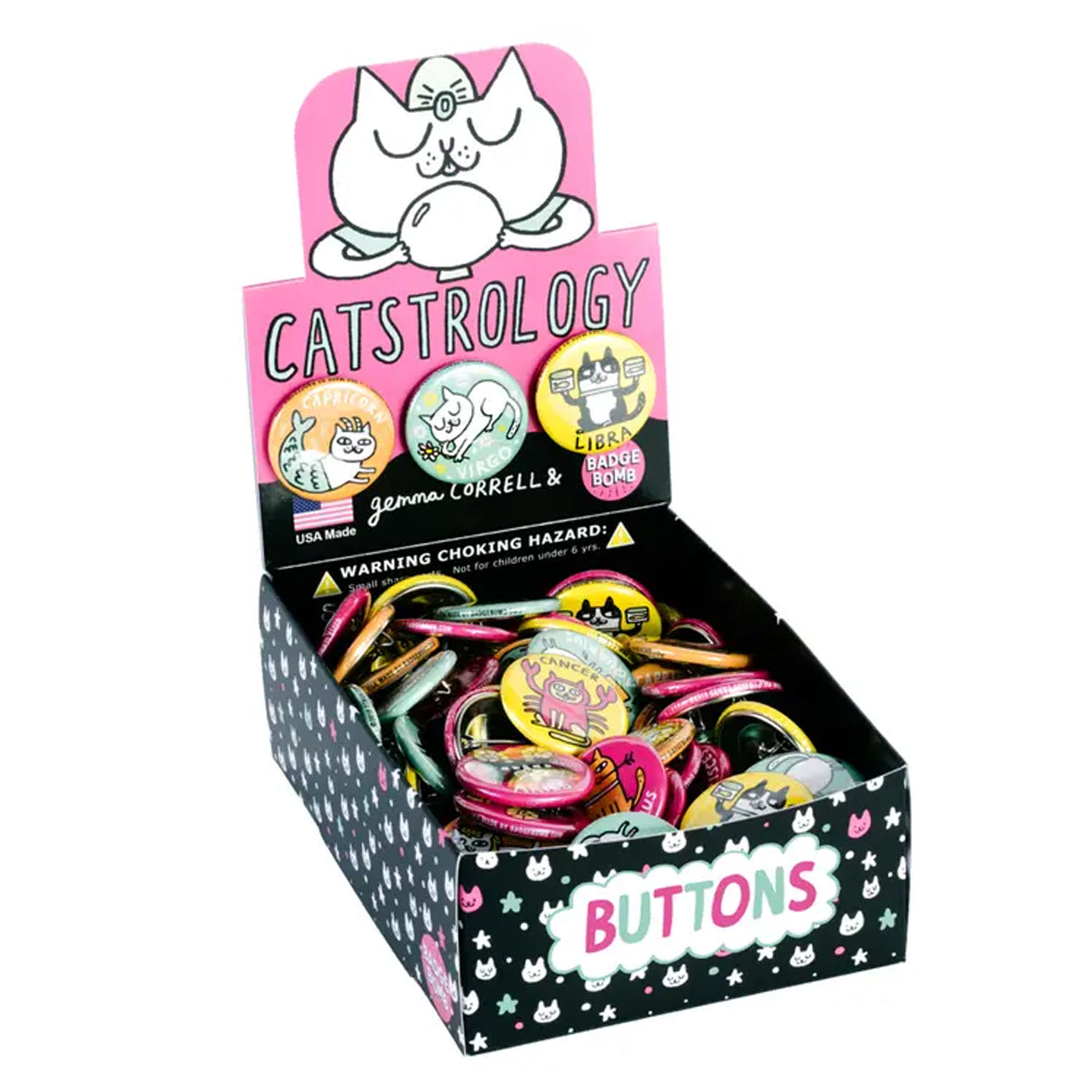 Badge - Gemma Correll Catstrology