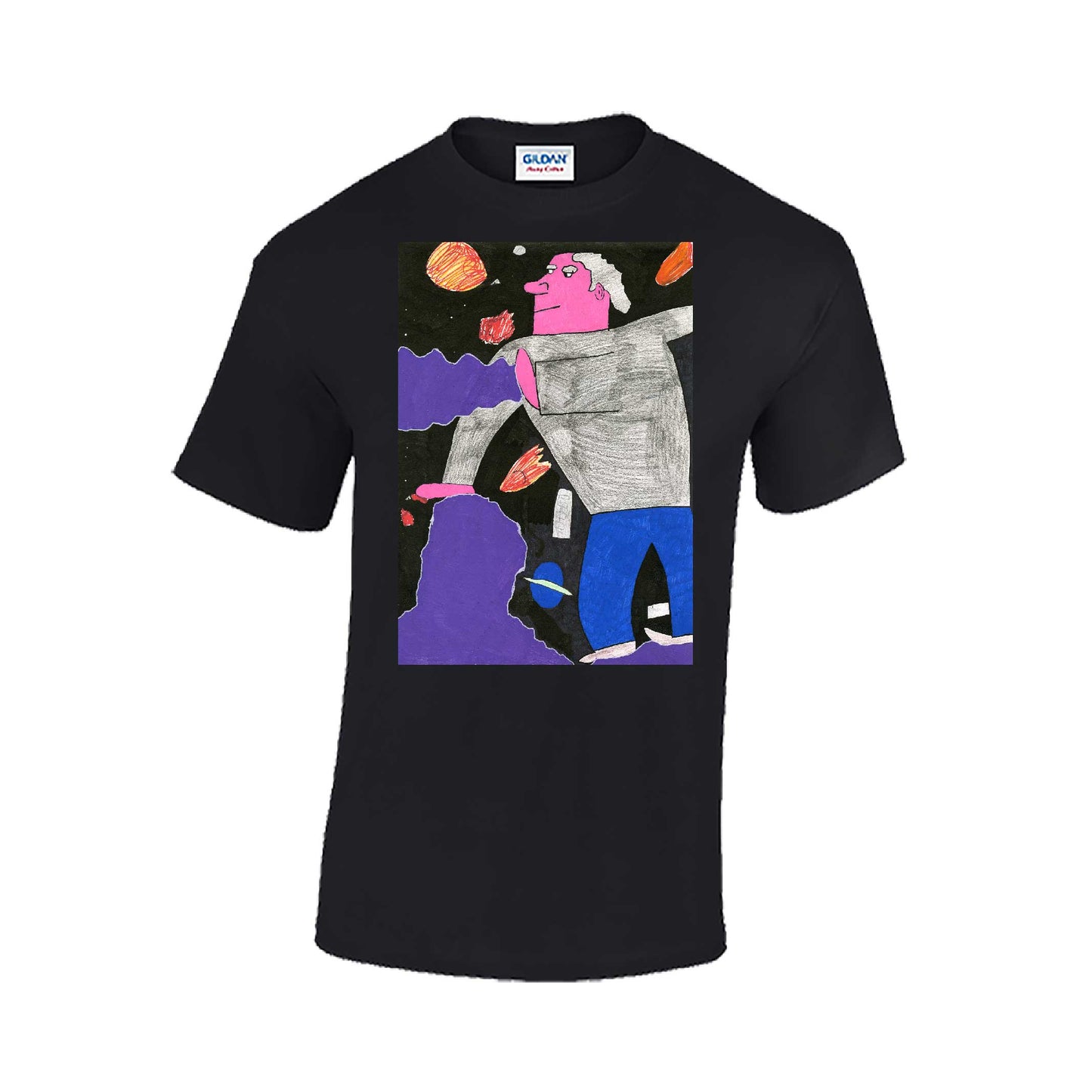 T-Shirt - CARM076TSHIRTBLACK Evan Space