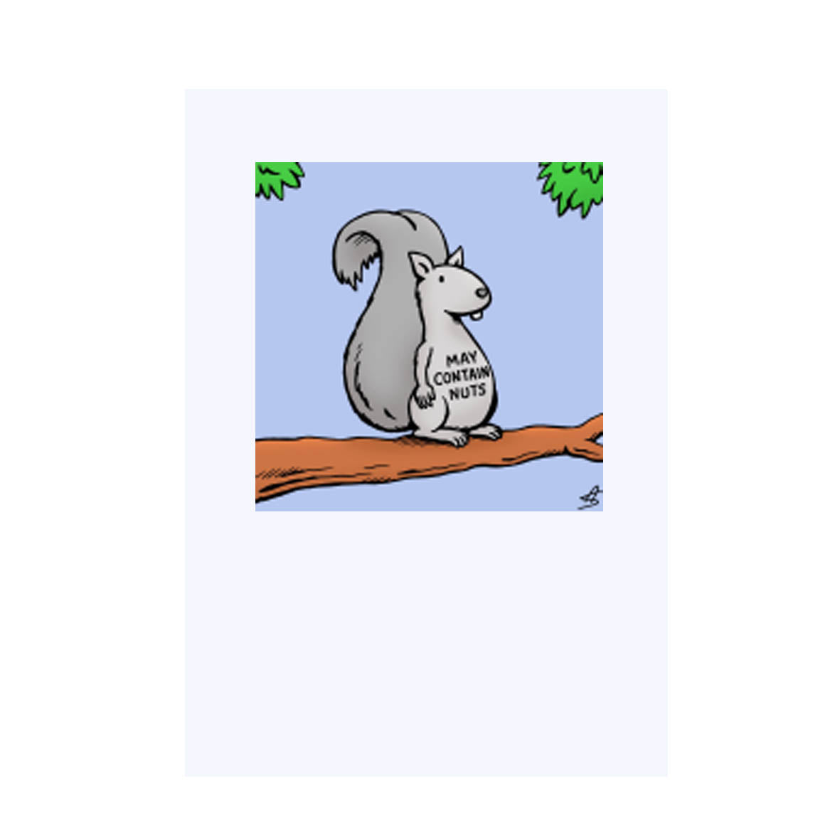 Card - Anthony Smith May Contain Nuts Squirrel
