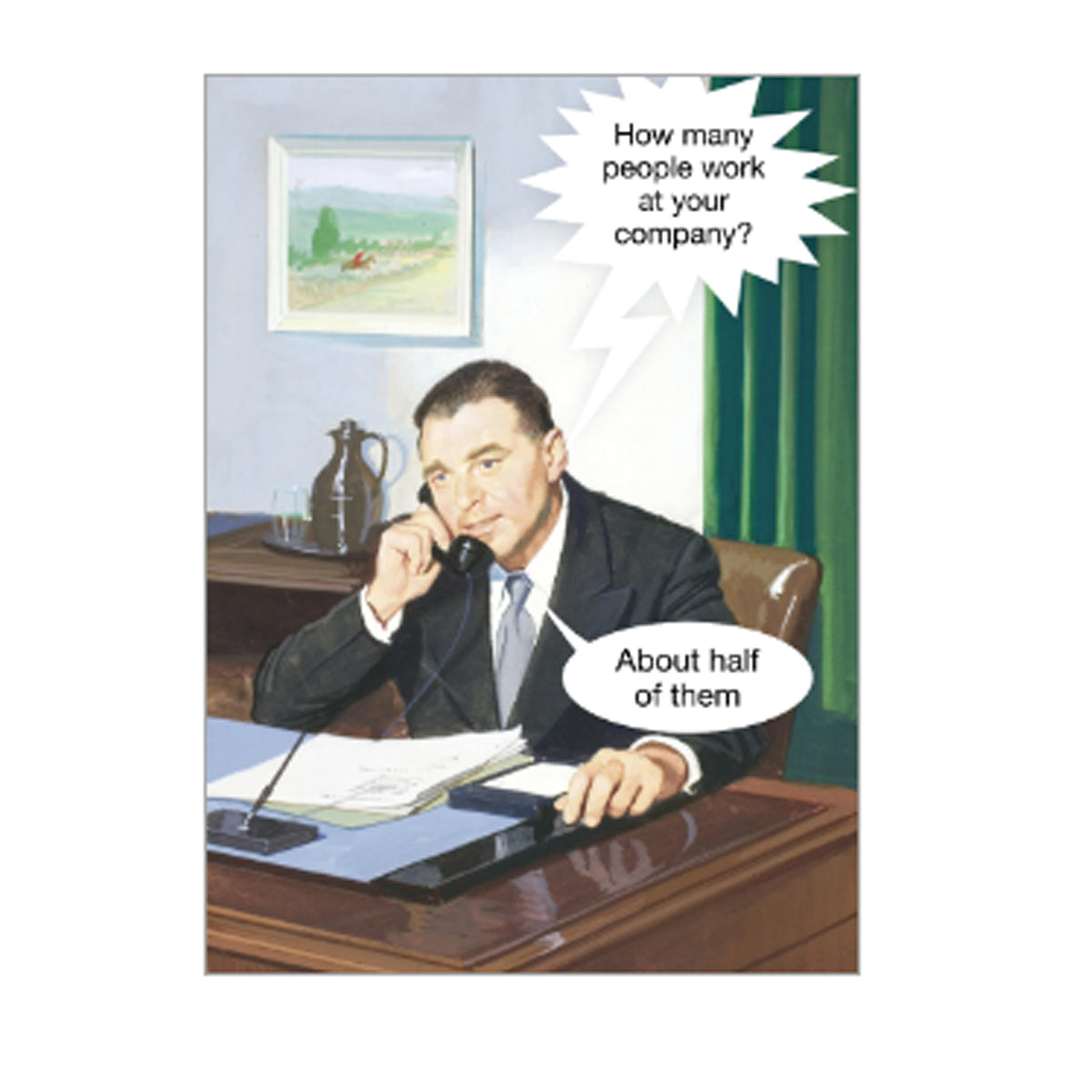 Card - LB171 About half of them