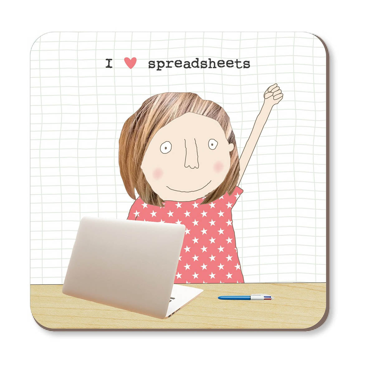 Coaster - CST101 I Love Spreadsheets