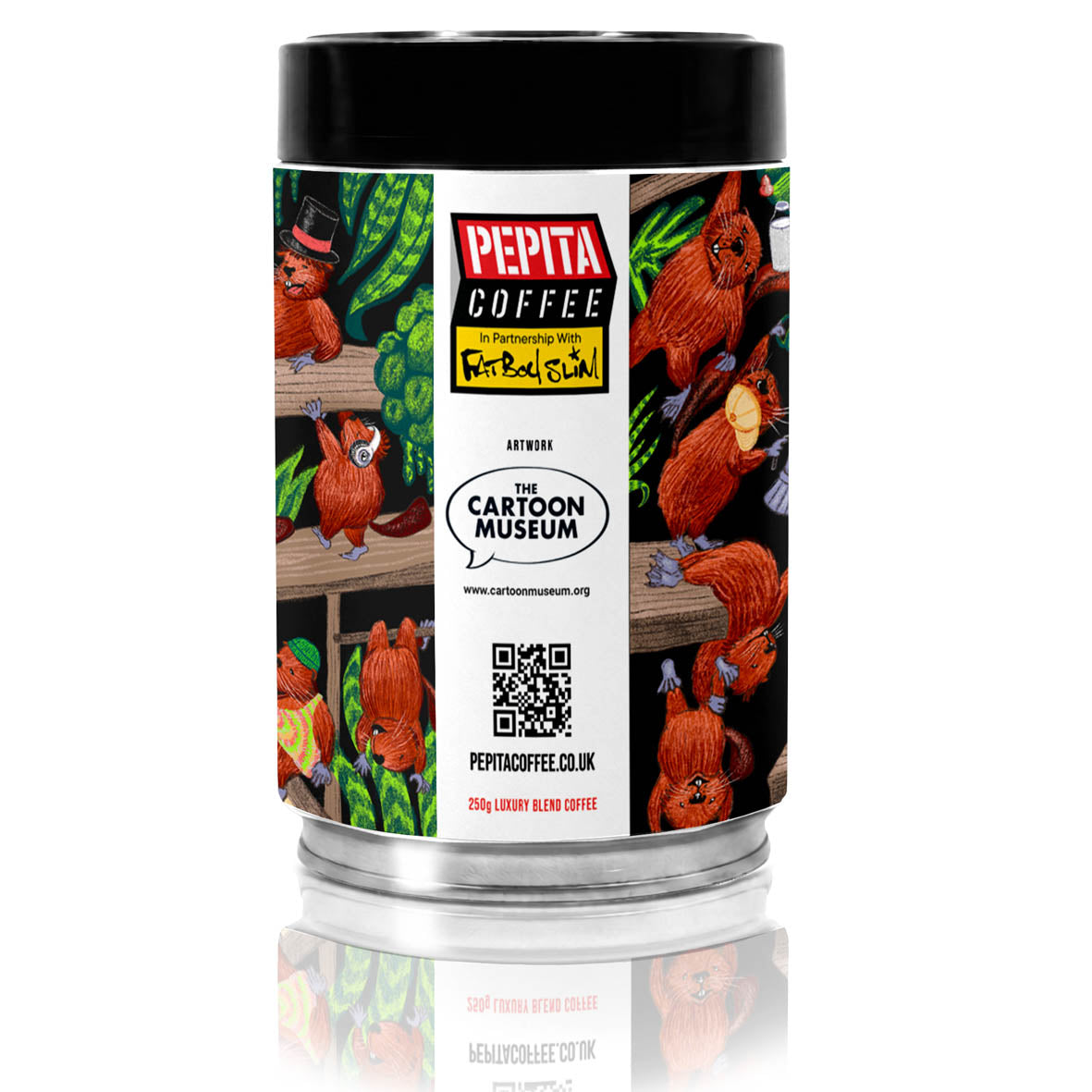 Coffee Tin - Pepita Coffee Beavers by Thea Carley Competition Winner *PRE ORDER NOW!*