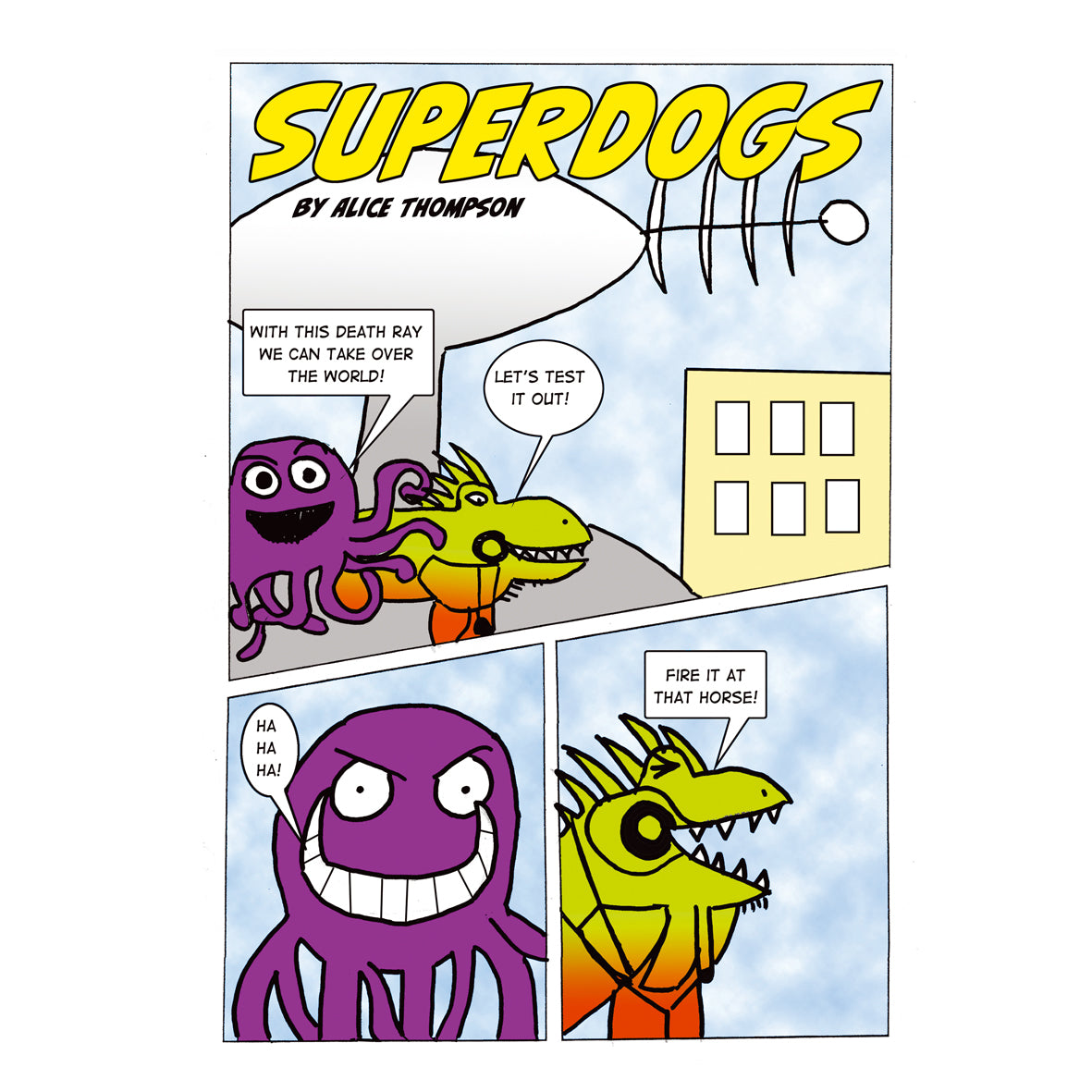 Comic - Super Dogs by Alice Thompson