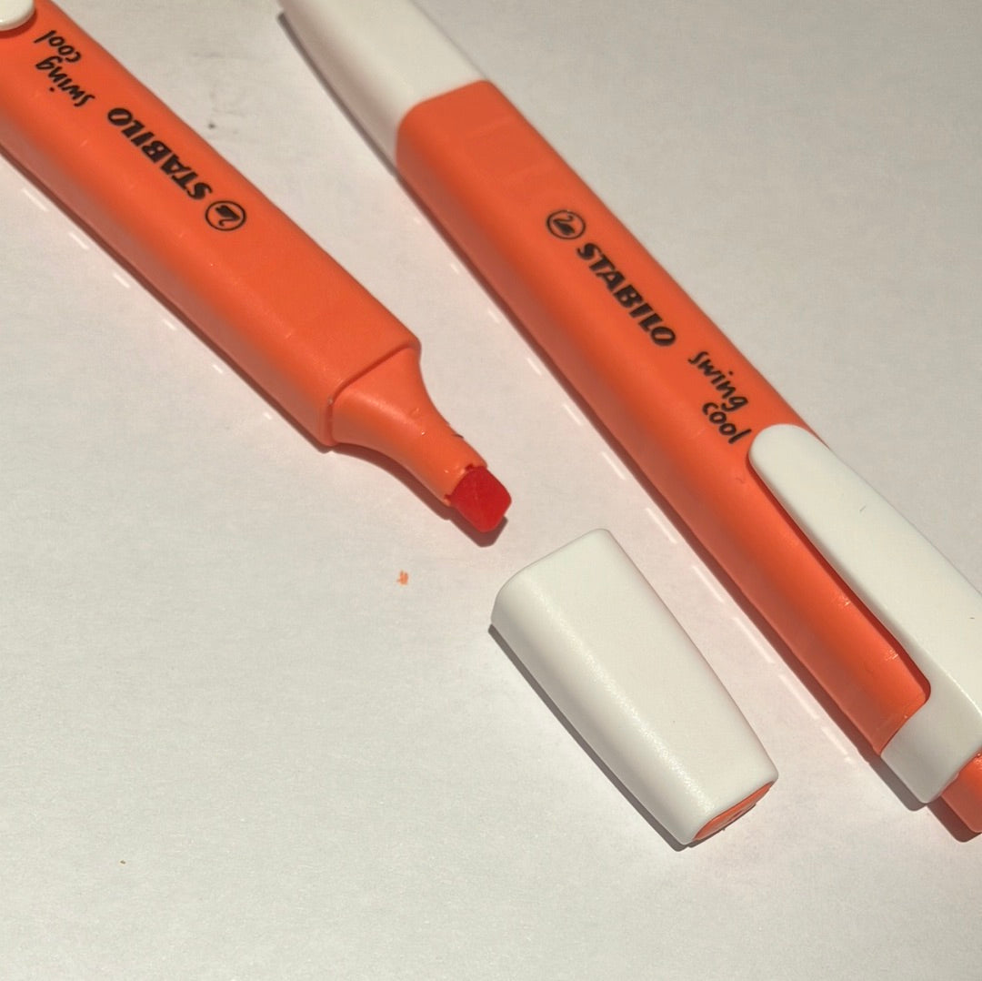 Art materials - Stabilo Pastels Swing Cool Salmon Highlighter 275/140-8