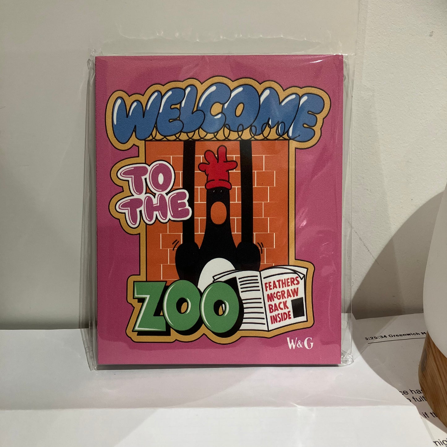 Plaque - Feathers Welcome to the Zoo