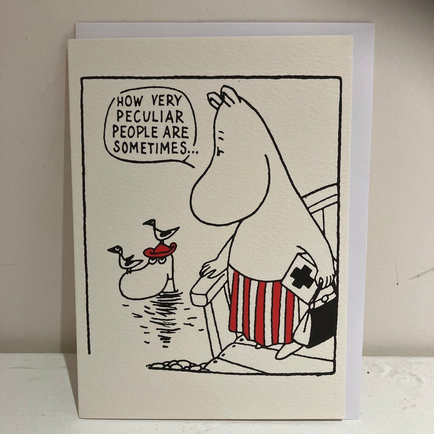 Card - Moomin How Very Peculiar People Are Sometimes