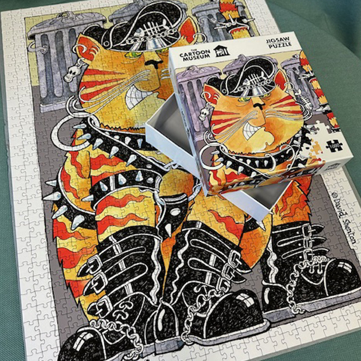 Jigsaw Puzzle - Ginger Tom of Finland by David Shenton