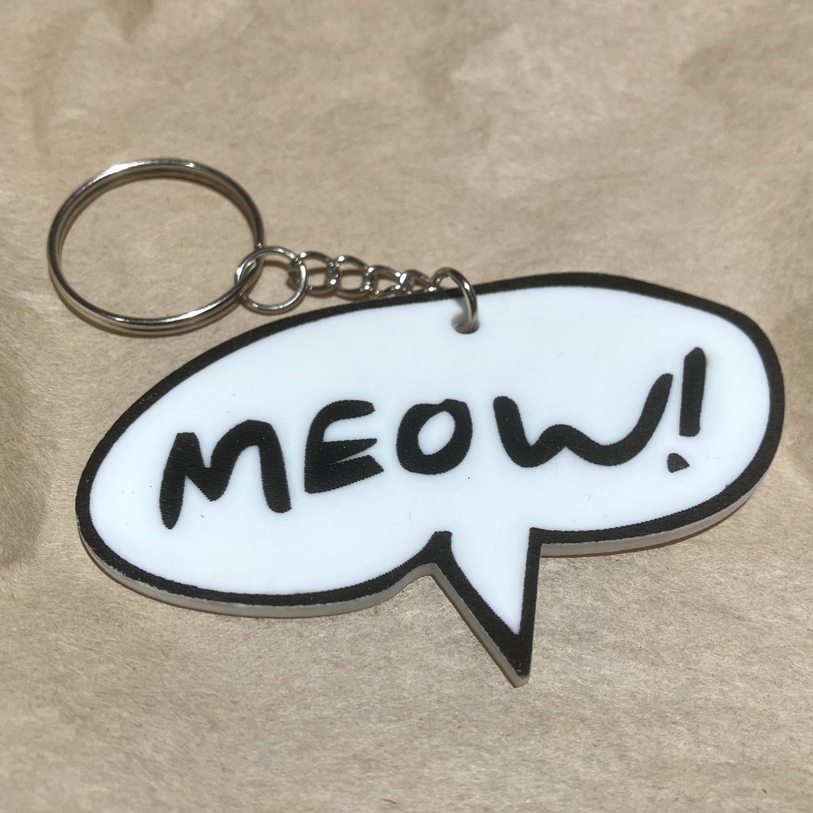 Keyring - AJCS2 Amber Joy Creative Studio Aoki Meow