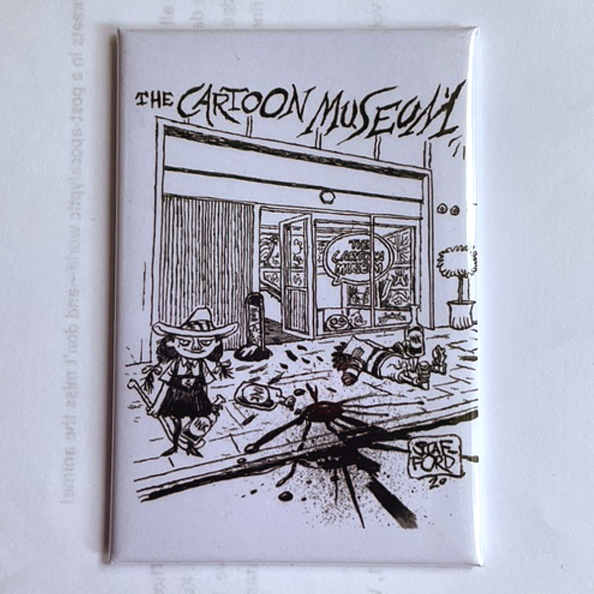 Magnet - CARM08*MAG The Cartoon Museum by Mark Stafford