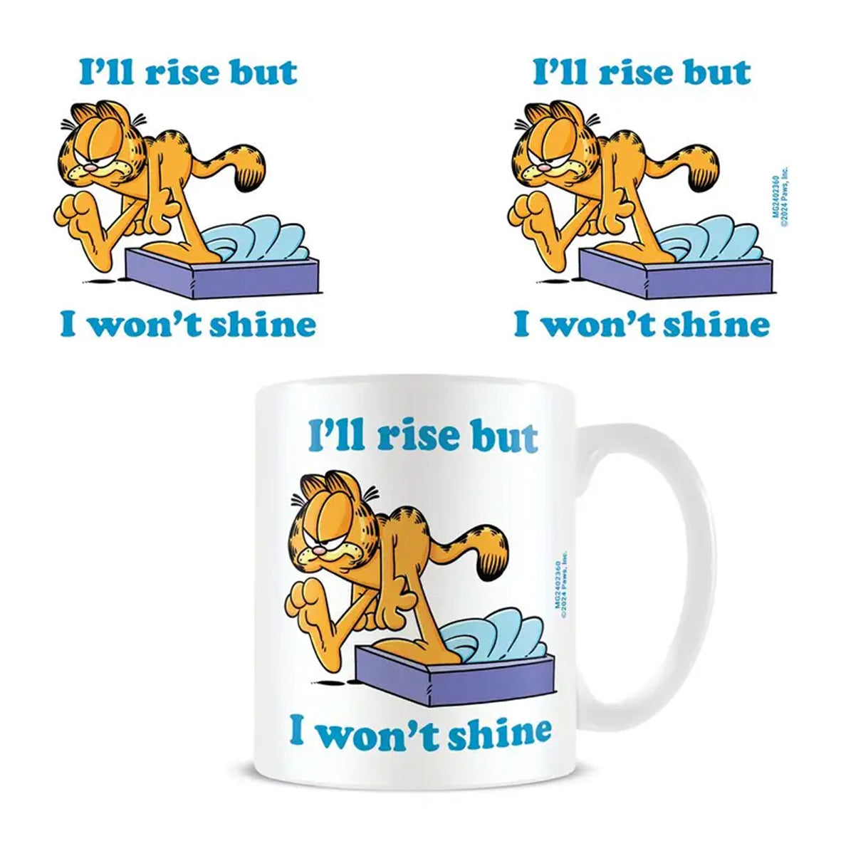 Mug - MG2402360 Garfield I'll Rise But I Won't Shine