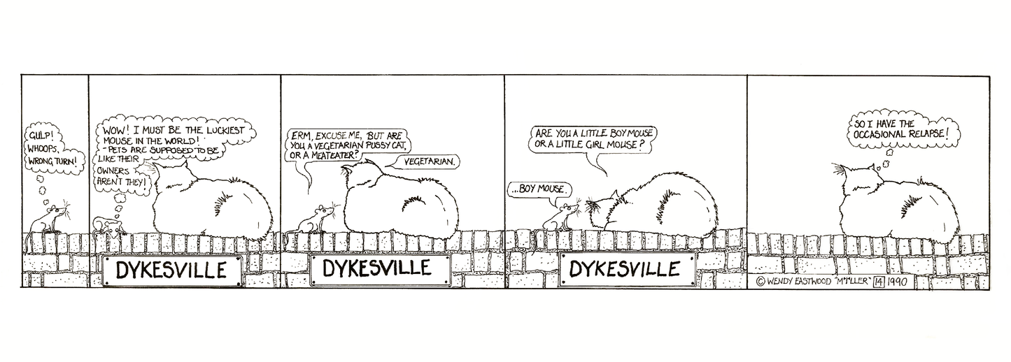 Postcard - 593941 Boy Mouse Living the Life by Miller