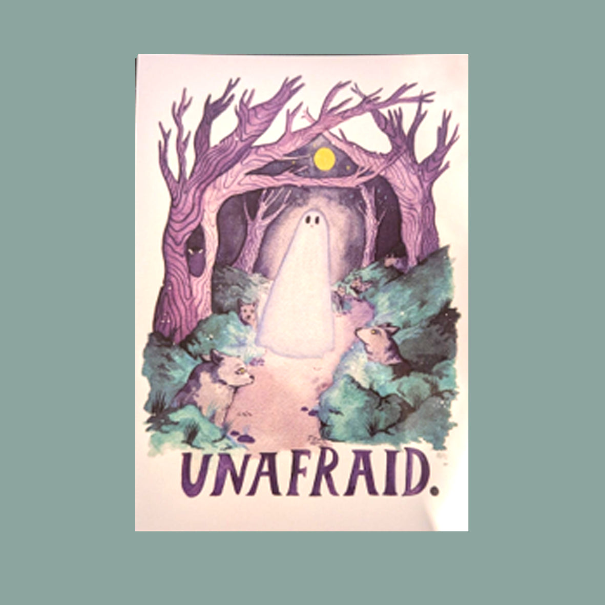 Postcard - Sad Ghost Club Unafraid