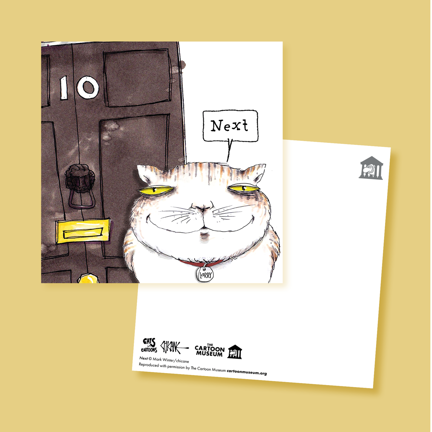 Postcard - 598342 Next by Mark Winter/Chicane Larry the Cat