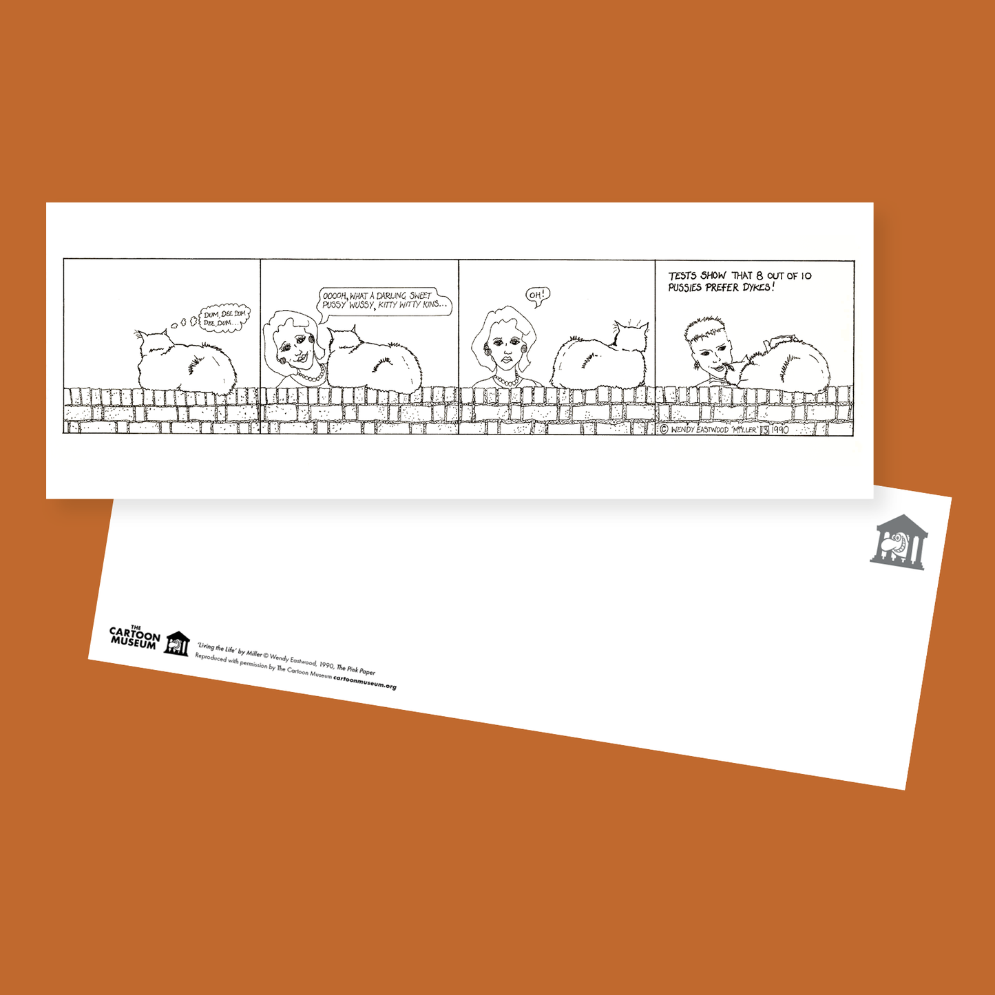 Postcard - 593842 Pussies Prefer Dykes Living the Life by Miller