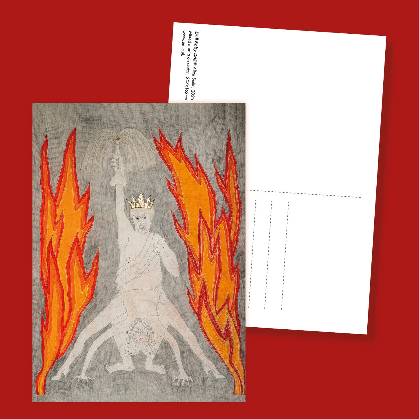 Postcard - CARM072PC Drill Baby Drill