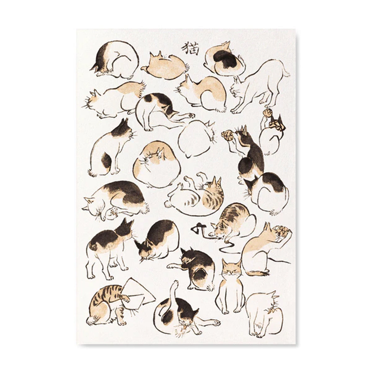 Print - APA4-JPN331 Cats 1830 A4 size print