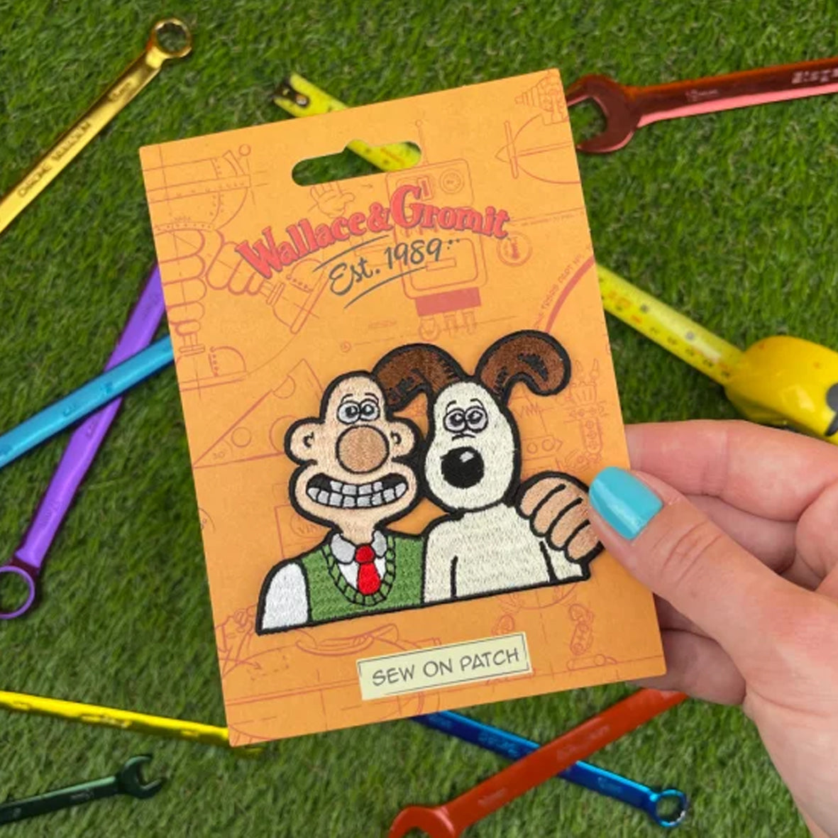 Sew on Patch - WGS006 Wallace and Gromit