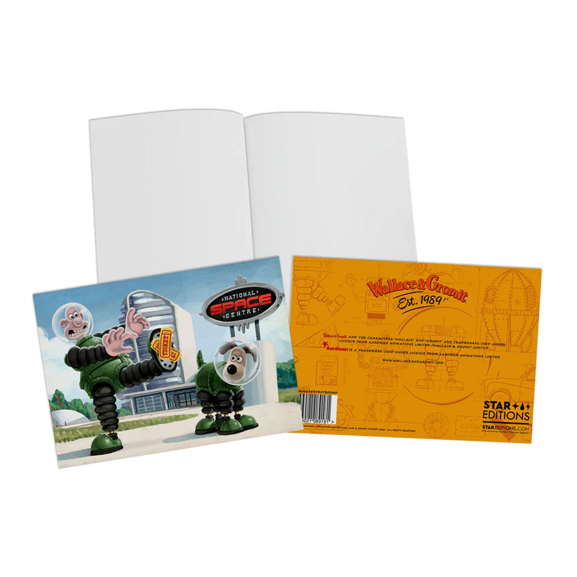 Sketchbook - WAGR006A5NPAD Wallace and Gromit National Space Centre