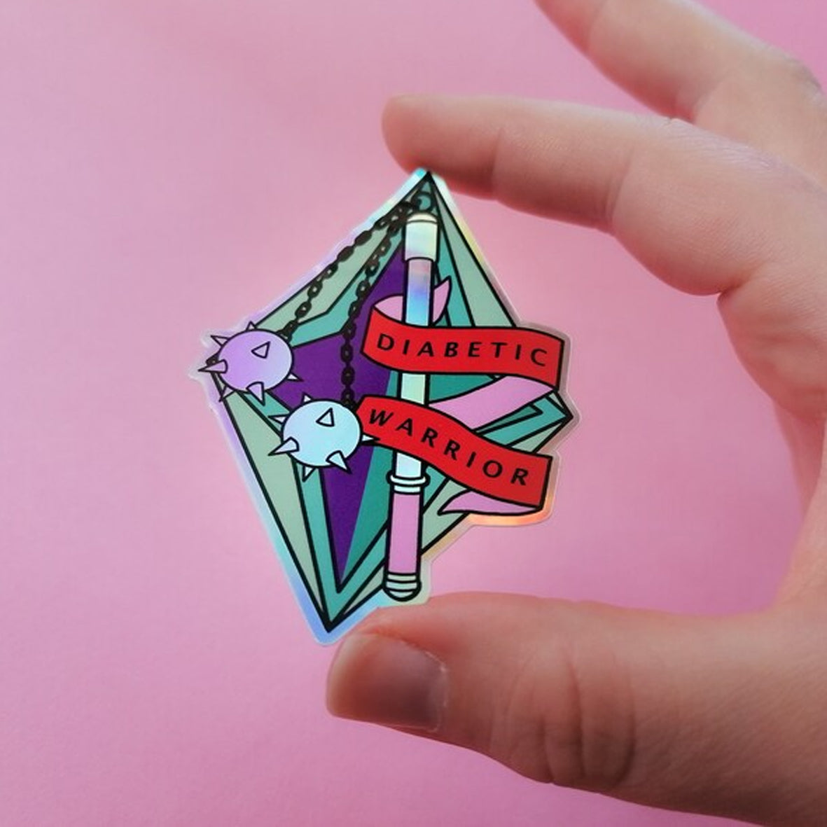 Sticker - Abi Stevens Diabetic Warrior