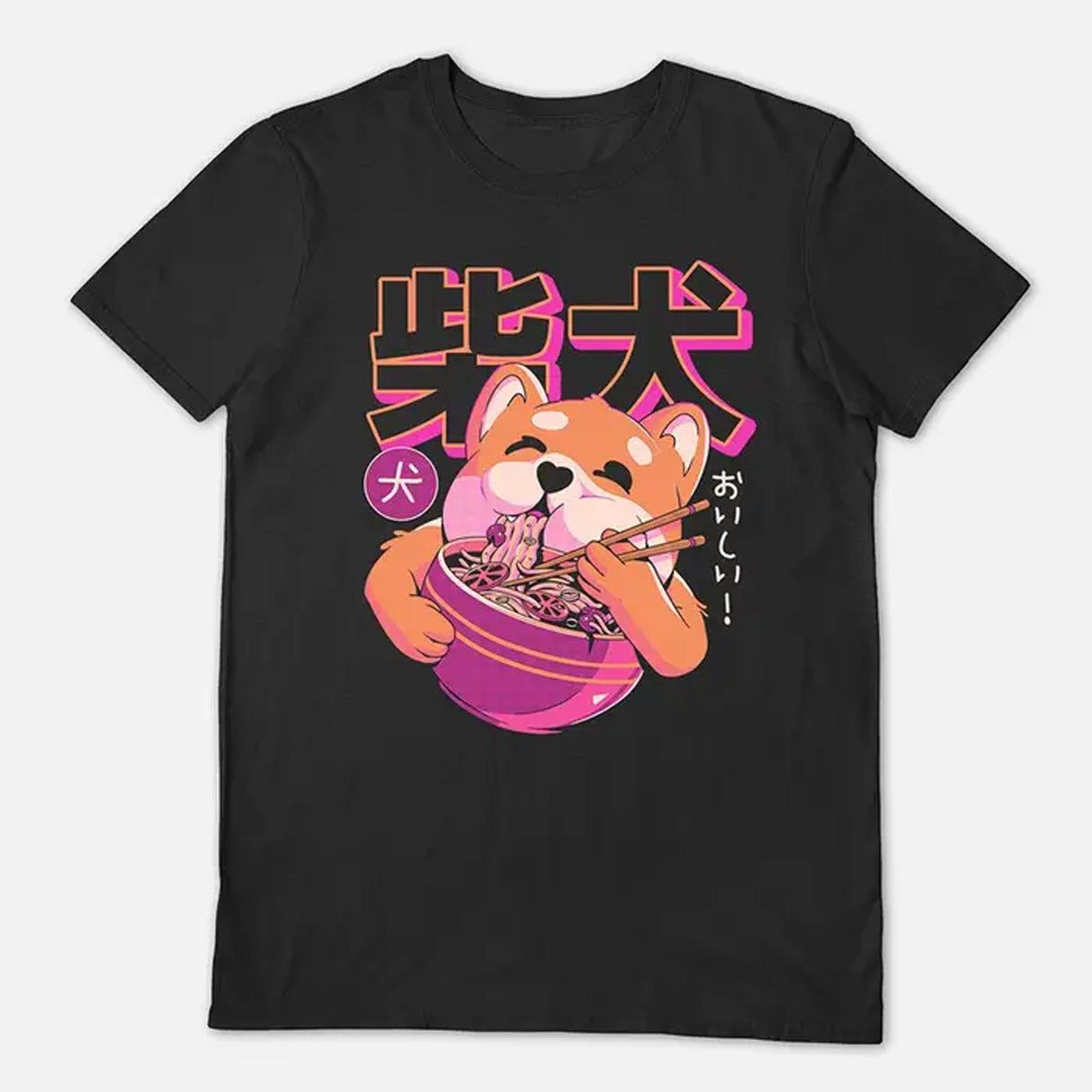 T-Shirt - Ilustrata Shiba Noodles