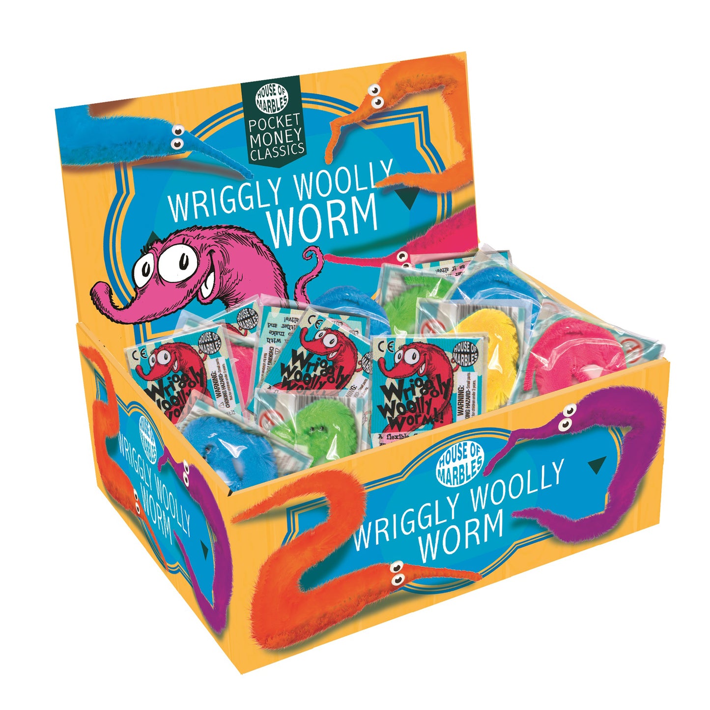 Toy - 009362 Wriggly Woolly Worm
