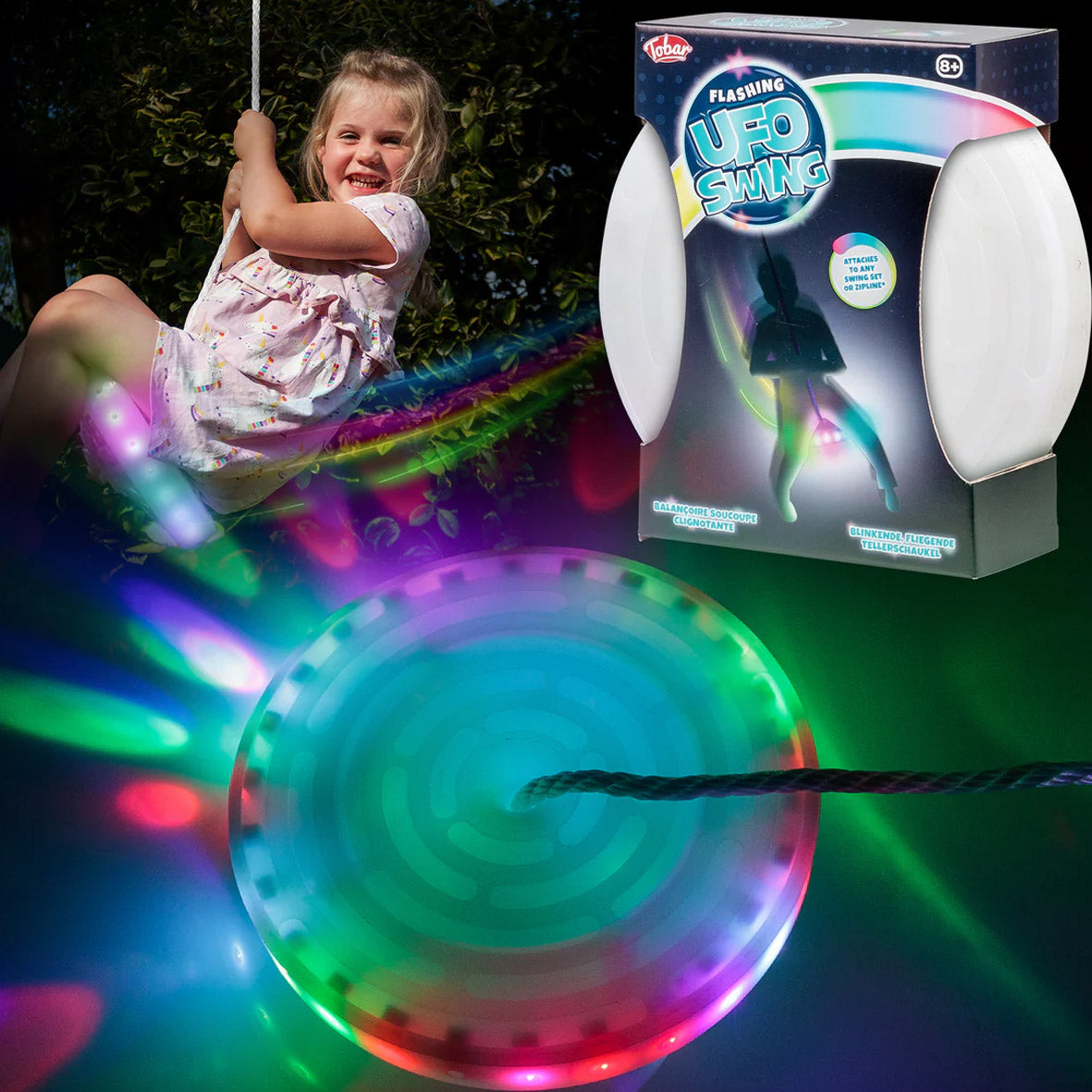 Toy - 29662 Flashing UFO Swing Seat