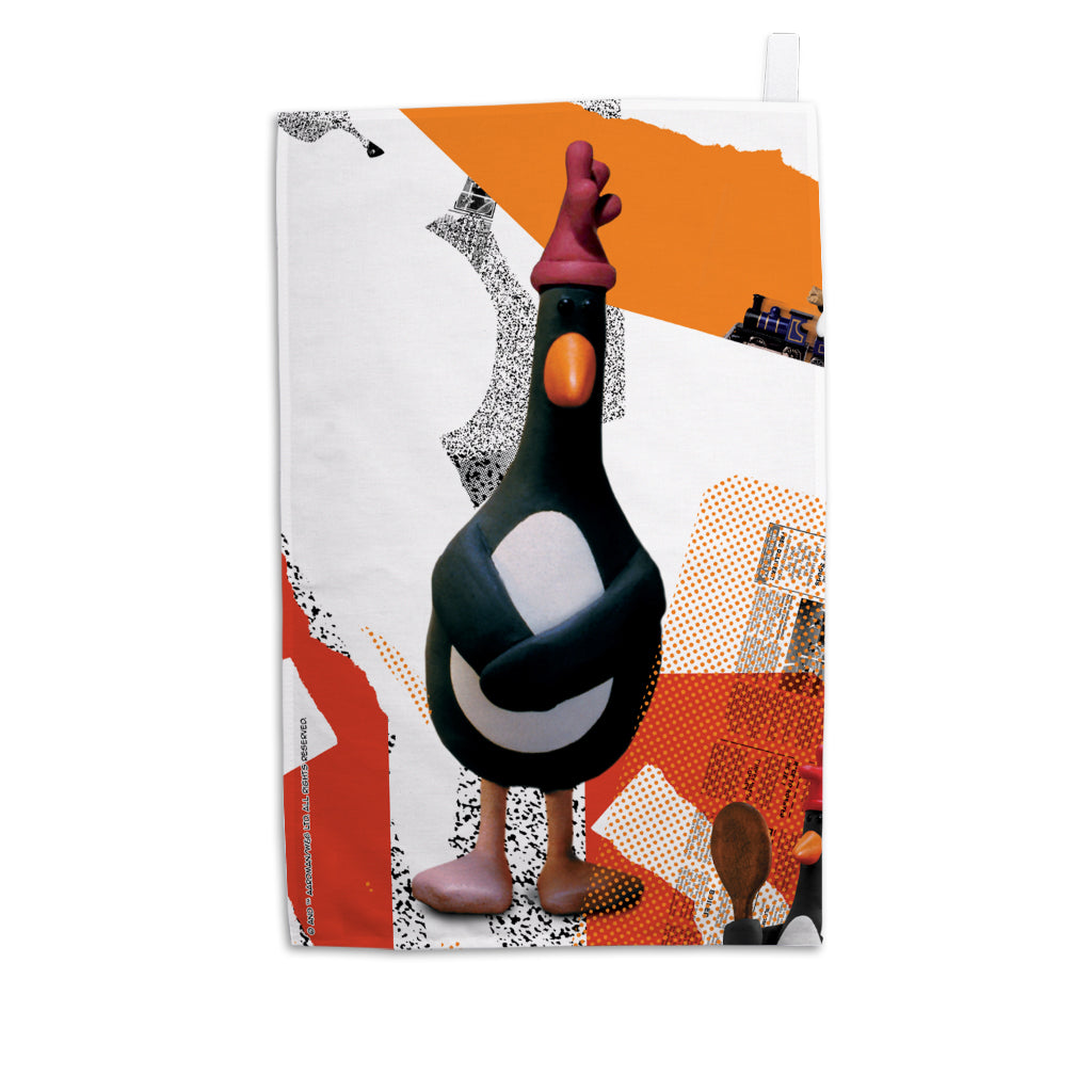 Tea Towel - WAGR023TTPACKAGED Feathers