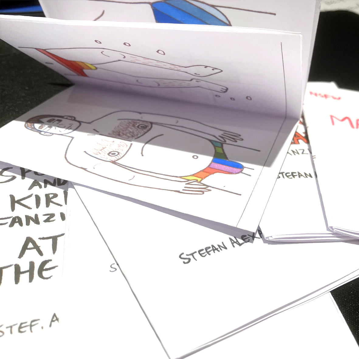 Zines and Badges bundle - Stefan Alexander (Adult content)