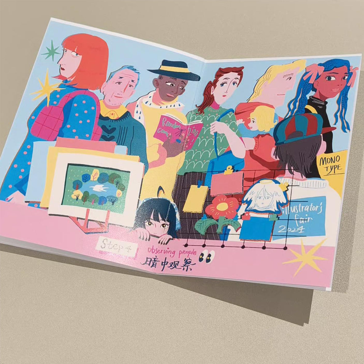 Zine - A Day at Illustrators Fair 2024