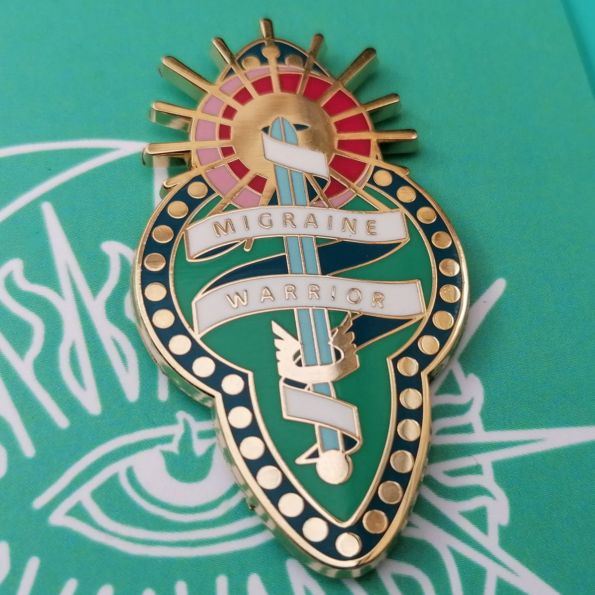 Badge - Abi Stevens Migraine Warrior