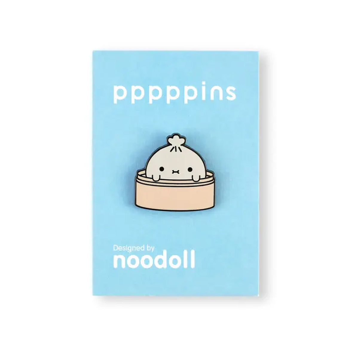 Badge - 992645 Noodoll Pppppins Ricebao Steamed Bao Bun Hard Enamel Pin