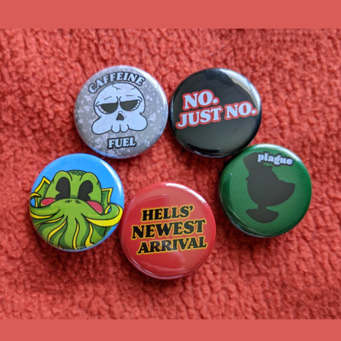 Badge - EMJAYSDREAM Assorted Halloween Designs