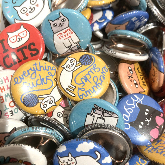 Badge - Gemma Correll Cattitude