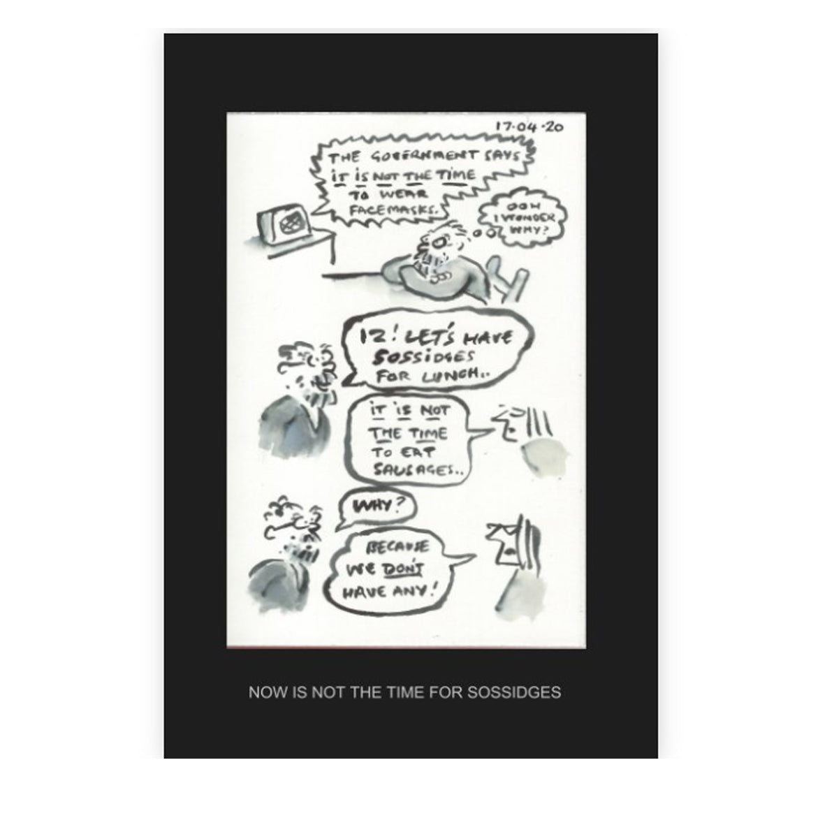 Book - Now is not the time for Sossidges