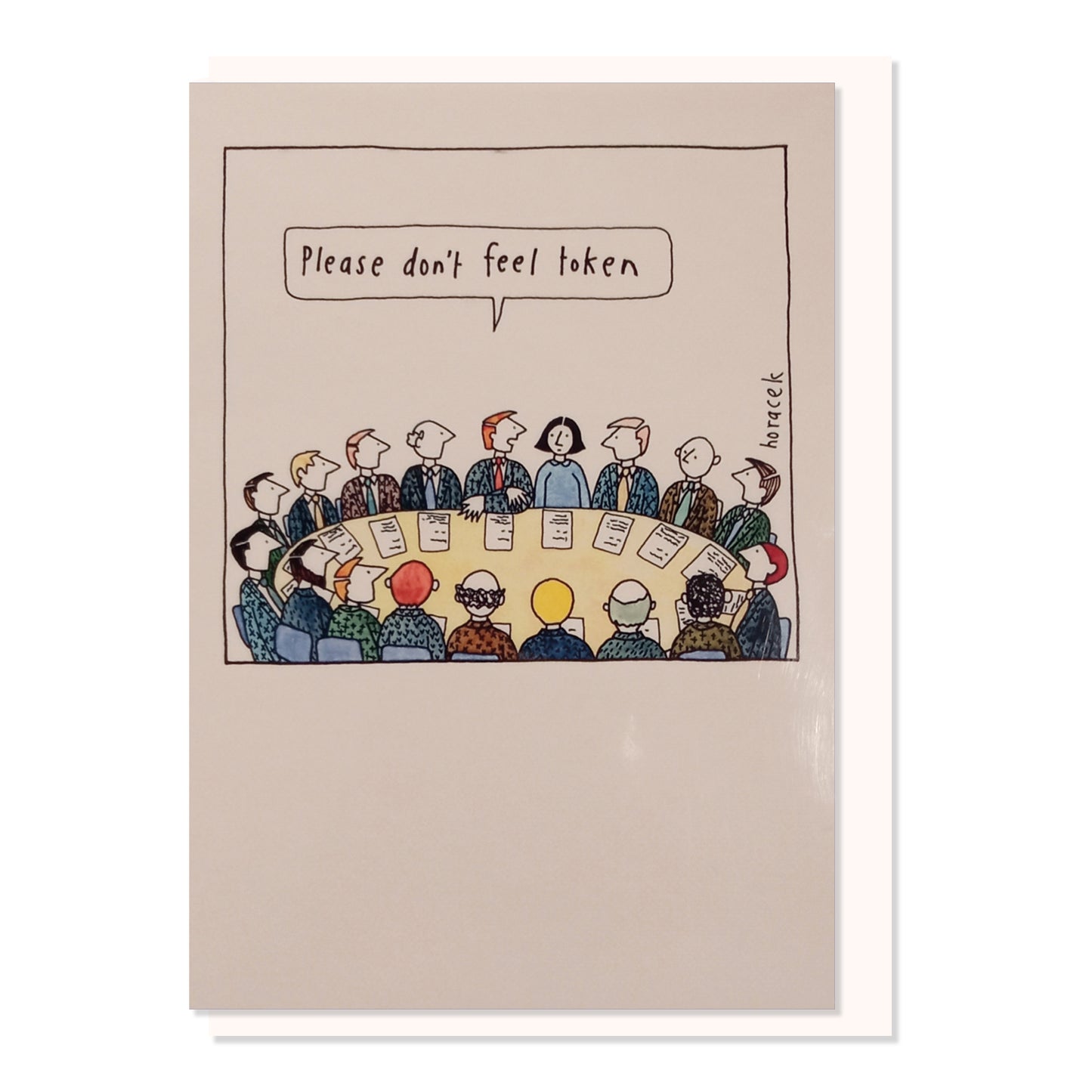 Card - Cath Tate JHF1357 Please don't feel token