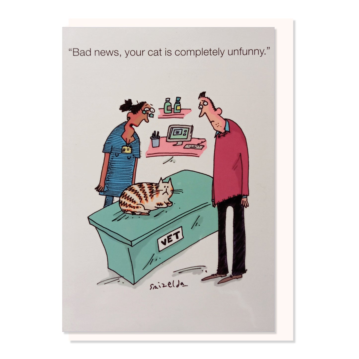 Card - Cath Tate GGF1376 Unfunny Cat