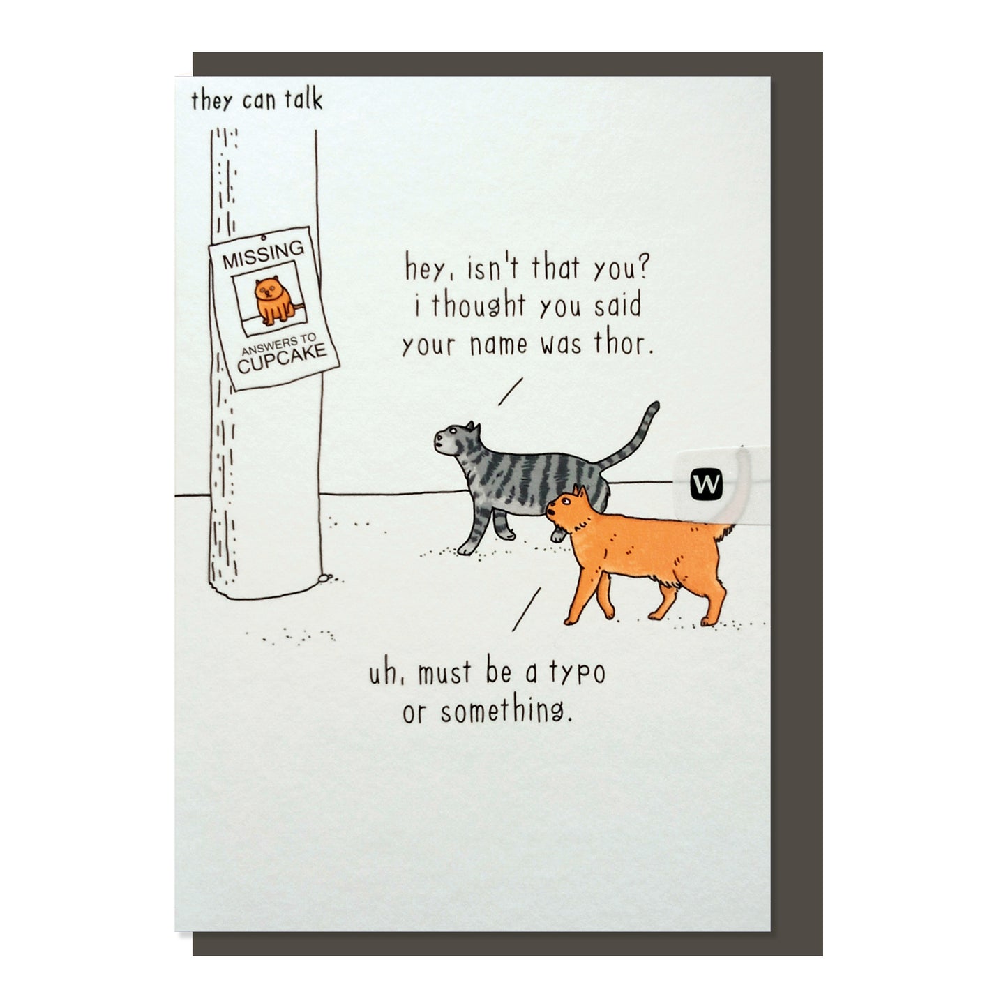Card - 411489 I thought your name was Thor