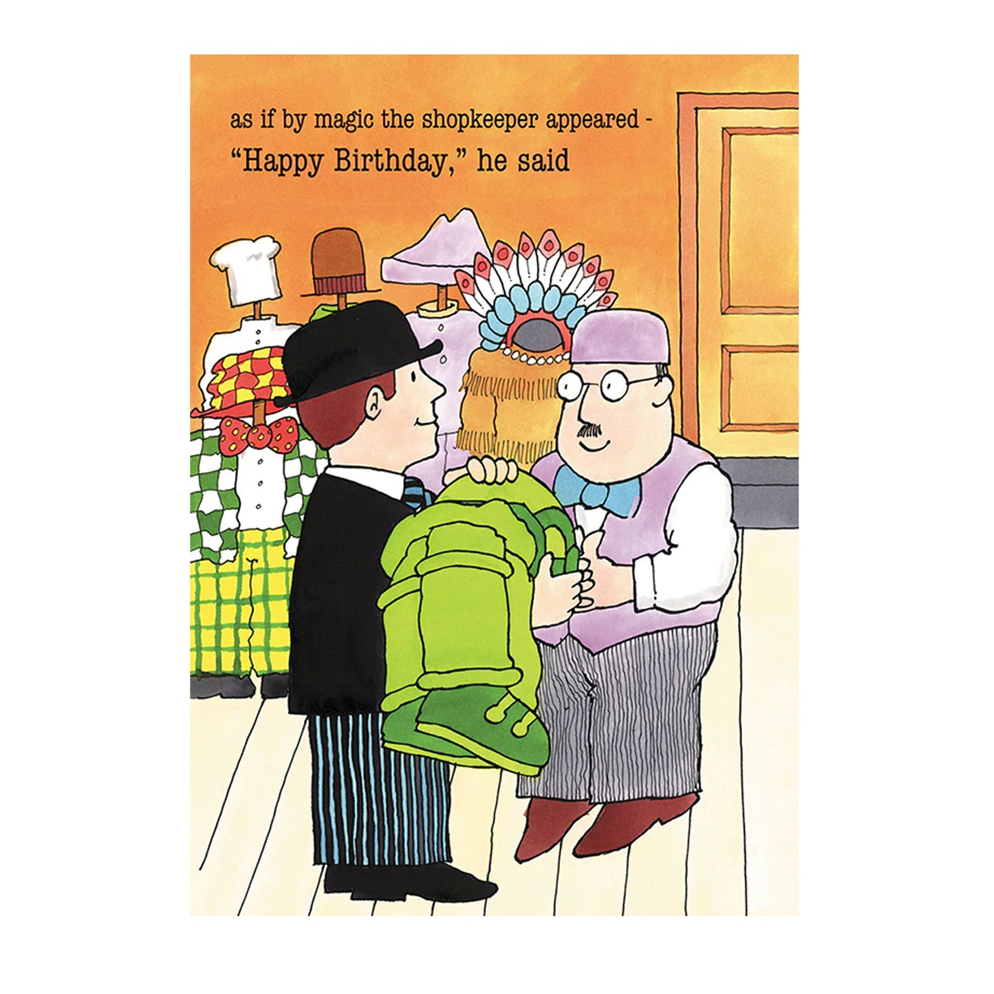 Card - BENN1 Happy Birthday Shopkeeper