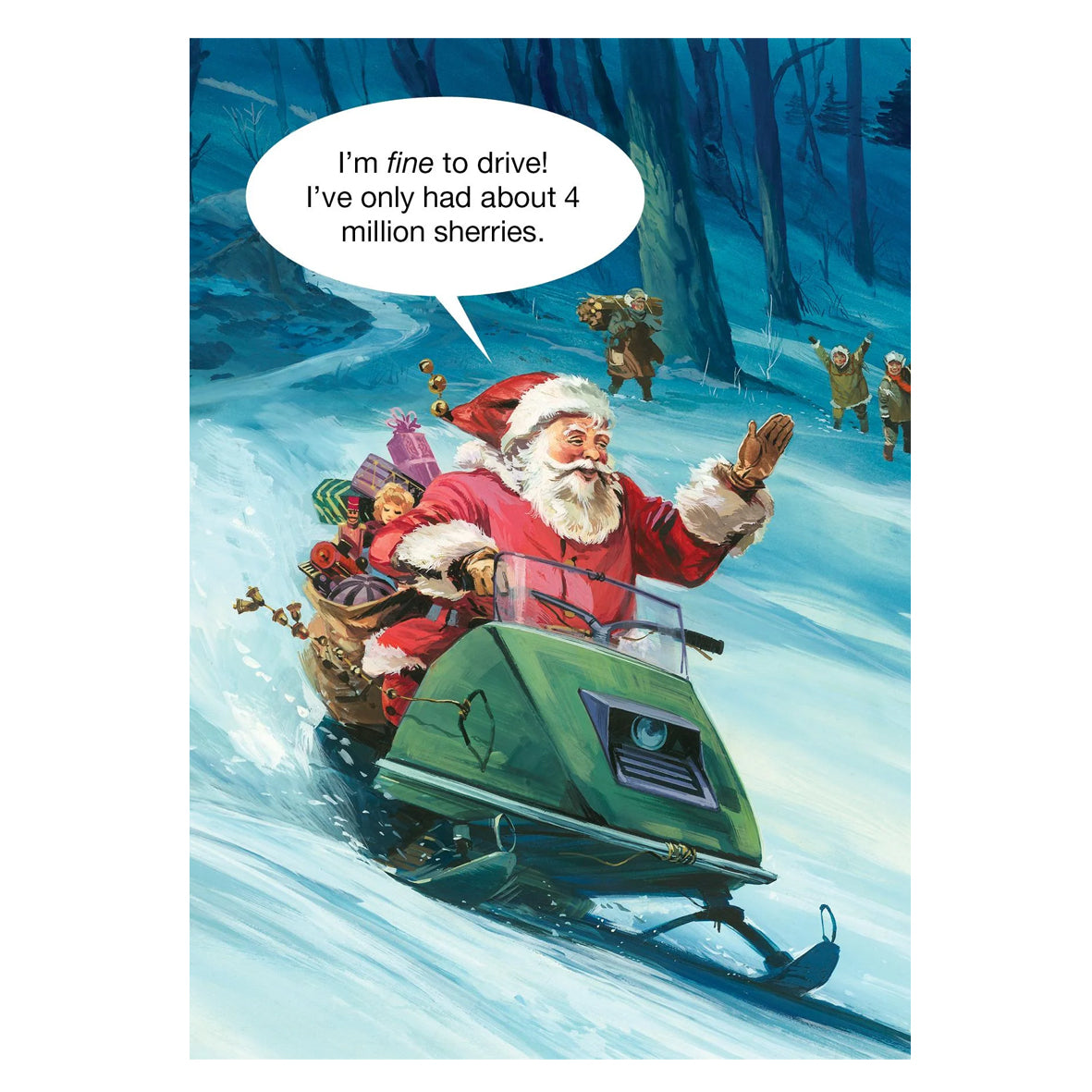 Card - XLB004 I'm fine to drive sherries