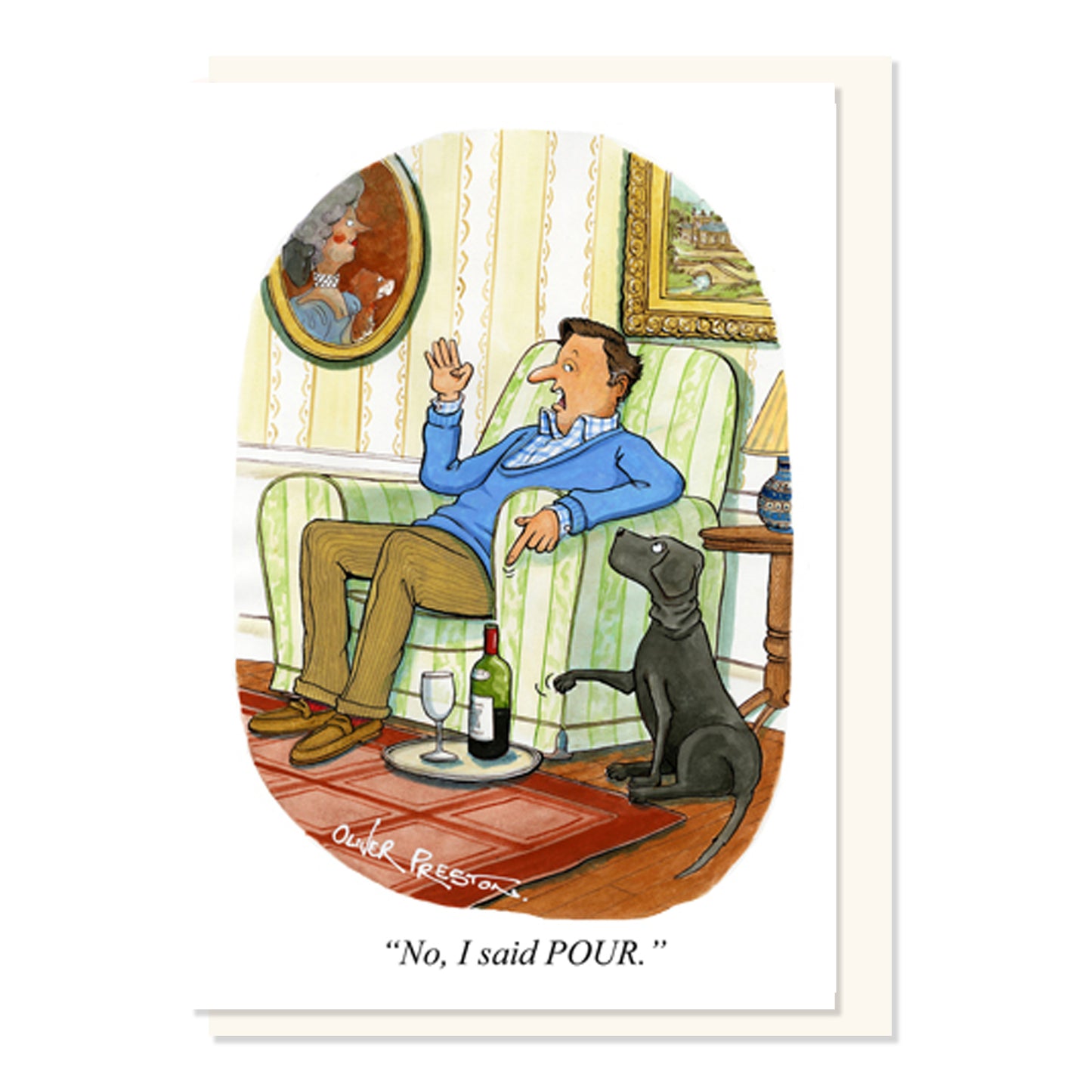 Card - OPC442 No I said Pour