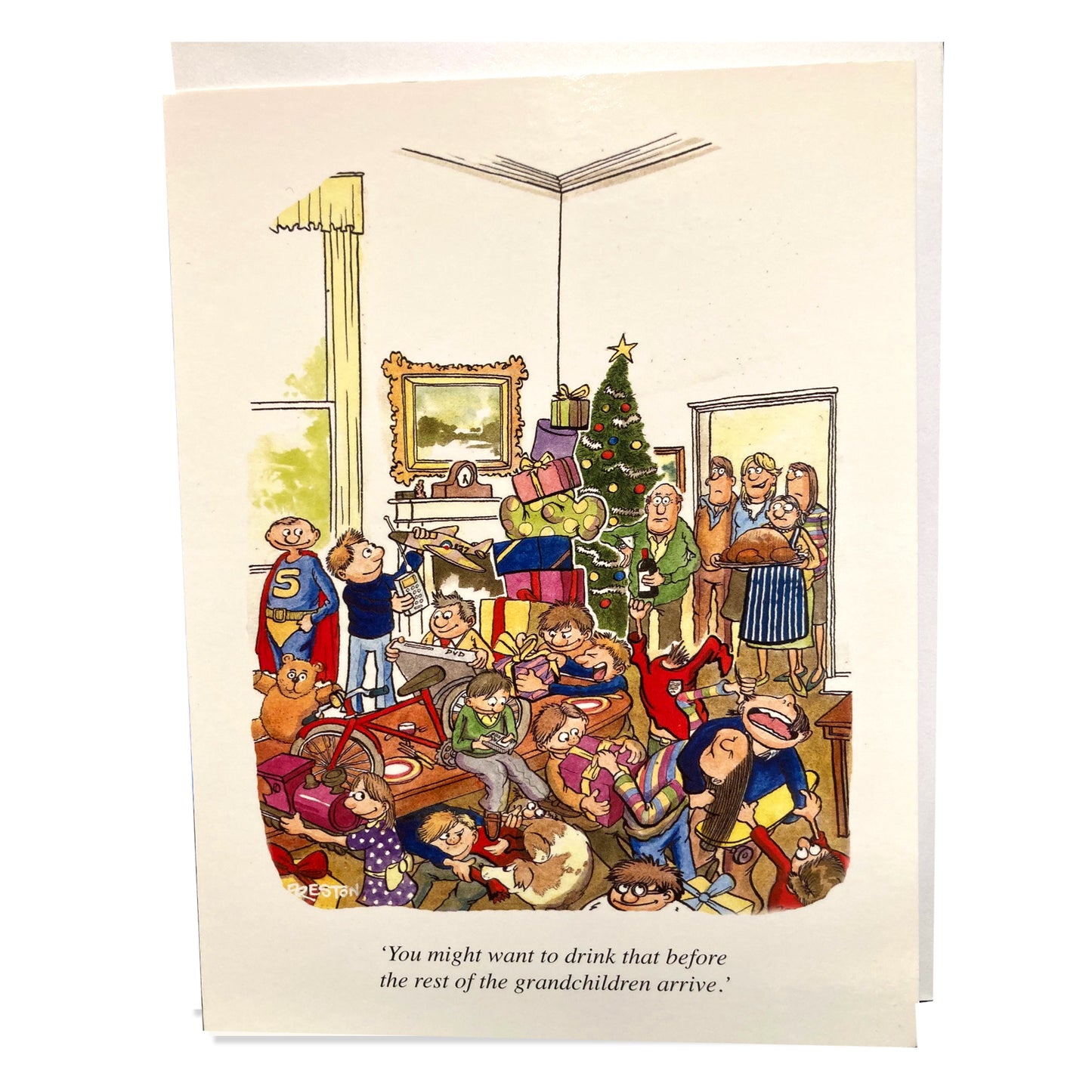 Card - OPC51 PACK of 10 You might want to drink that before the rest of the grandchildren arrive