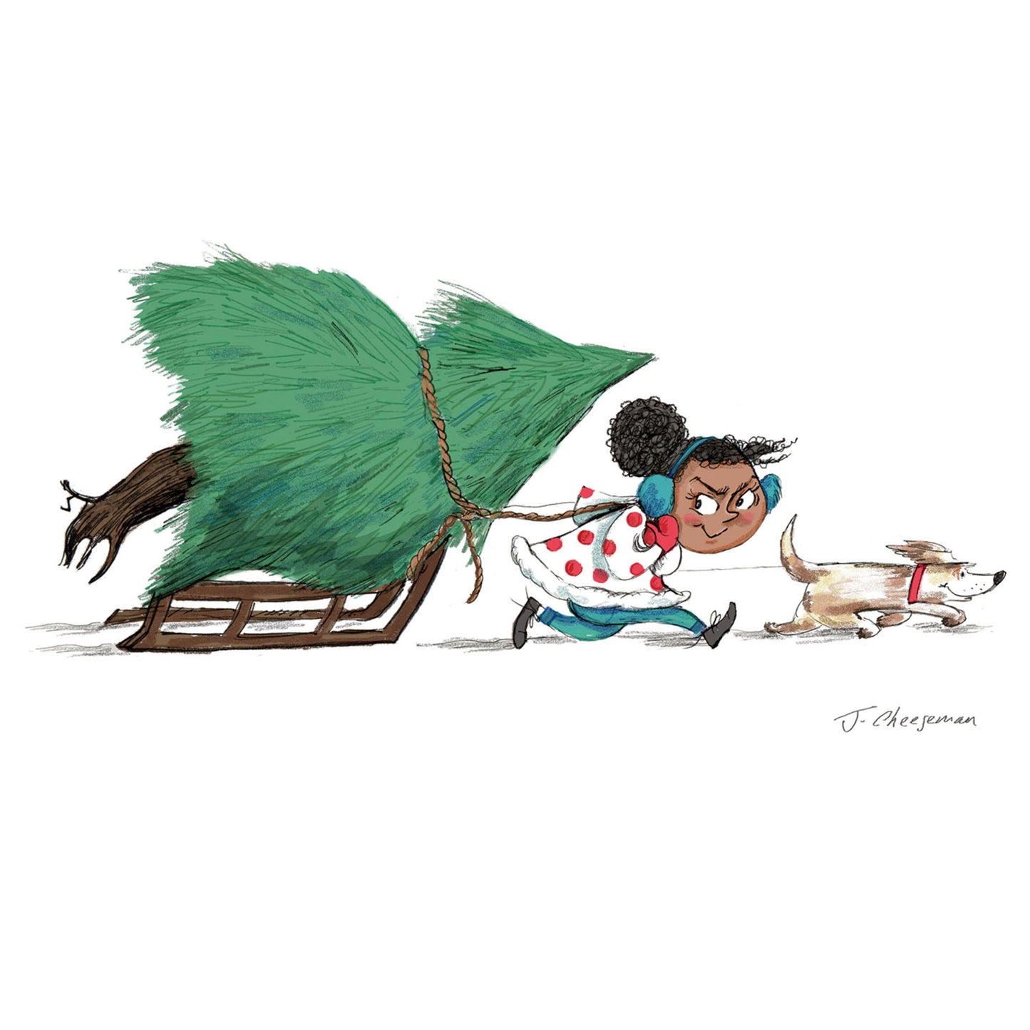 Card - Christmas Tree Janet Cheeseman