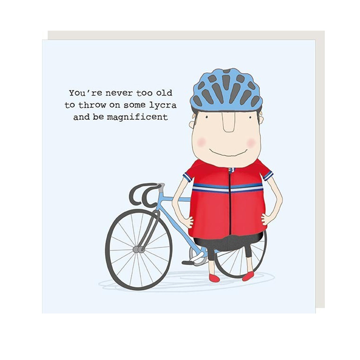 Card - GF172 You're never too old to throw on some Lycra