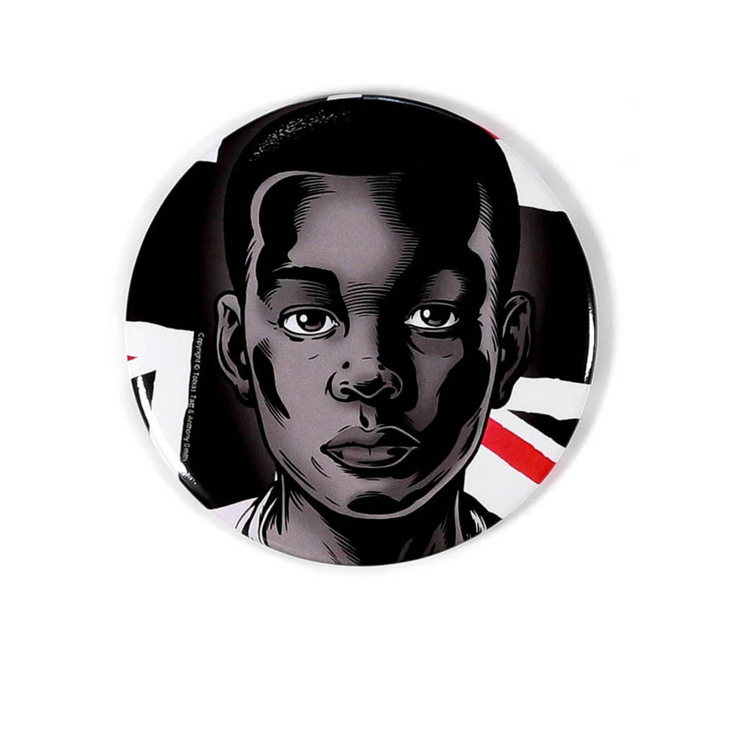 Pocket mirror - BLACK Tobias