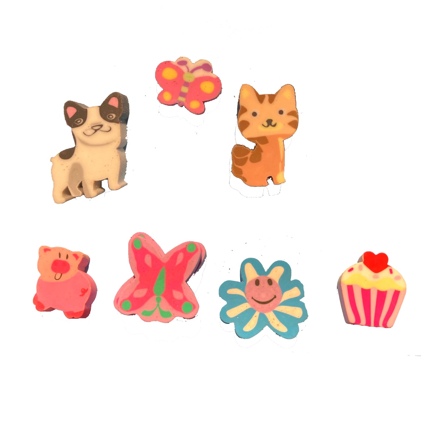 Eraser - Mini erasers rubbers assorted designs